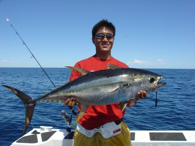 Yellowfin Tuna on Jig